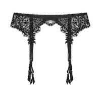 WILsem Sexy mujeres encaje liga tentación ultra delgado medias de seda femenina liguero cinturón boda ligueros cinturones negro blanco rojo