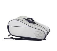 Wilson 1914 Heritage - Bolsas para Raquetas de Tenis, Color Crema/Azul Marino Oscuro, Crema/Azul Marino Oscuro, Holds up to 12 Rackets, Tenis
