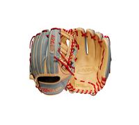WILSON 2023 A2000 1785SS 11.75 Guante de bιisbol Infield - Tiro a la derecha Gris/Rubio/Rojo
