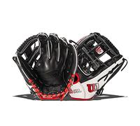 Wilson 2023 A2000® 1975 - Guante de béisbol de Cuadro de 11.75 Pulgadas, Lanzamiento a Mano Derecha, Negro/Blanco/Rojo
