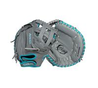 Wilson 2024 A500 Siren 32 Youth Fastpitch Softball Catchers Mitt - Ri