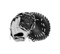 Wilson 2024 A700 FPCM - Manopla de Receptor de Lanzamiento rápido de 33 Pulgadas, Color Blanco/Negro, para Mano Derecha