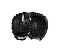 Wilson 2024 Baseball Classics Series A2000 1975 11,75 cm Guante de béisbol de infield - Tiro a mano derecha, Negro/Amarillo