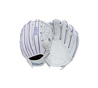 Wilson 2026 A500 Siren Guante de lanzamiento rápido de 12.5" para el jardín trasero, lanzamiento con mano derecha, Blanco/Morado/Verdeagua - Fastpitch