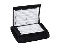 Wilson WTF9970BL Funda de Entrenamiento de muñeca para fútbol Americano Fibra sintética/Algodón 3 Ventanas de planificación Cierre de Velcro, Unisex-Adult, Black, Largo 13 cm