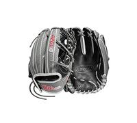 Wilson A2000 Guante de Campo Fastpitch, Unisex, Gris/Negro, 11.75