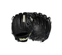 Wilson A2000 Infield Baseball Gloves, Guante Unisex Adulto, Negro/Amarillo, 11.50"