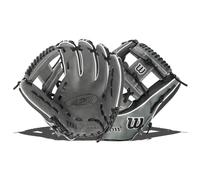 Wilson A2k Sc1787ss béisbol Infield, Unisex, 11.75-Gris/Negro-Guante SuperSkin