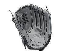 Wilson A360 Slowpitch 14" Lht Guante, Hombres, Negro, 35,66 cm