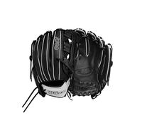 Wilson 2024 A700 - Guante de lanzamiento rápido de campo de 12 pulgadas, negro/blanco, para lanzar a mano derecha