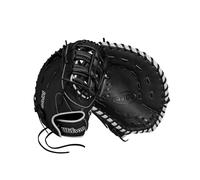 Wilson A700 - Manopla de béisbol de 12 pulgadas, color negro/plateado/blanco, para mano derecha