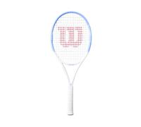 Wilson Raqueta de Tenis de Grafito Pre-Encordada Allure SE, Perforación Paralela, Respuesta y Tolerancia Consistentes, Color Blanco y Violeta, Tamaño de Grip 1