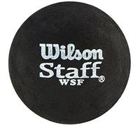 Wilson Ball Staff Pelota de Squash, 2 Unidades, Unisex,Amarillo I Negro, Black, 2 Balls