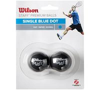 Wilson Ball Staff Pelota de Squash, 2 Unidades, Unisex, Azul Negro, Black, 2 Balls