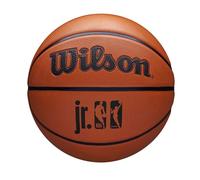 Wilson Balón de Baloncesto JR NBA WNBA DRV, Cubierta Duradera, Control Óptimo y Compatibilidad Versátil en Superficies, Color: Marrón, Talla: 7