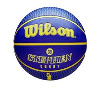 Balón de baloncesto Wilson, Icono de jugador de la NBA, Steph Curry, Golden State Warriors, Exterior e Interior
