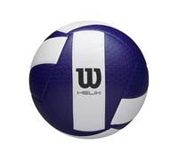 Wilson Balón de Boleibol, Helix Game Volleyball, Especialmente Diseñado para Alto Rendimiento, Agarre Avanzado y Control Optimizado, Microfibra Premium, Color: Azul/Blanco, Tamaño Oficial