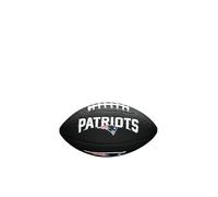Wilson WTF1533BLXBNE Pelota de fútbol Americano Mini NFL Team Soft Touch New England Patriots para Juego recreativo, Unisex-Adult, Negro