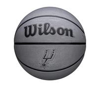 Wilson Balón NBA Team Tribute Solid, Costuras Profesionales, Estabilidad y Cubierta de Rendimiento, Juego al Aire Libre, Todas Las Superficies, Equipo: Los Angeles Lakers, Color: Amarillo, Talla: 5