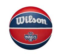 Wilson Balón WNBA Team Tribute, Fabricado con Canales de Precisión para Agarre Excepcional, Superficie Adaptable, Representa a Tu Equipo, Equipo: Washington Mystics, Color: Azul Real, Talla: 6
