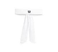 Wilson Banda de Absorción con Nudo, para un Rendimiento Intenso y Control del Sudor, Ajuste Regulable y Longitud Extendida, Color: Blanco, Talla: Talla Única