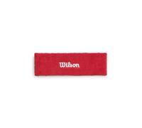 Wilson Banda de Absorción Terry Logo, con Tecnología de Absorción de la Humedad, Resistente al Sudor, Hecha de Tejido de Secado Rápido, Color: Rojo, Talla: Talla Única