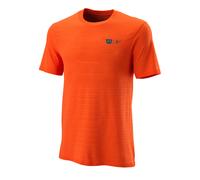Wilson Bela Seamless Iii Camiseta De Manga Corta Hombres Naranja