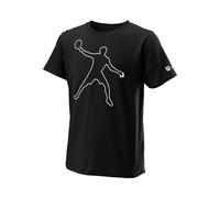 Wilson Bela Tech Ii Camiseta De Manga Corta Chicos Negro - Xs XS