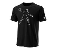 Wilson Bela Tech Ii Camiseta De Manga Corta Hombres-negro,blanco Negro - Xxl XXL