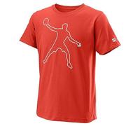 Wilson Bela Tech Tee Ii B Fiesta/ Lg, Camiseta Unisex Bebé, 8 Años