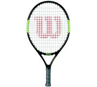 Wilson Blade Team 21 Raqueta de tenis para niños con altura de 100 a 115 cm, Negro/Verde