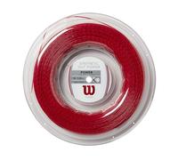 Wilson Bobina de Cordaje para Raquetas de Tenis, Synthetic Gut Power, Calibre 16 (1.34 mm), Rojo, WR830140216