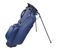 Wilson Bolsa de Golf The 1914, Unisex, con Exterior de Piel de Poliuretano y Patas de Carbono, Organización Premium y Transporte Cómodo en Cada Ronda, Color Navy