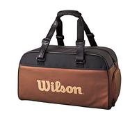 WILSON Bolsa de Lona, marrón y Negro, Duffel, Bolsa de Lona