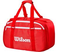 Wilson Bolsa de raqueta de tenis pequeña de color rojo