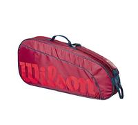 Bolsa de tenis Wilson Junior 3 PK Racket Bag - red/infrared
