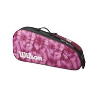 WILSON Bolsa para Raqueta Junior, Rosa/Rojo, Holds up to 3 Rackets
