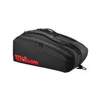 Wilson CLASH V3 - Bolsa de raqueta para tenis, 15 unidades, Negro -, Bolsa de raqueta de tenis, Negro -, Bolsa de raqueta de tenis