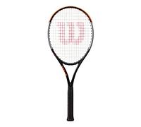 Wilson Burn 100 ULS V4.0, Raqueta de tenis, Juego recreativo y ambicioso, Negro/Gris/Naranja
