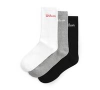 Calcetines de tenis wilson crew logo sock multicolor pack 36 - 44