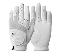 Wilson Conform Guante de Golf para Mujer, Hecho de Cuero Cabretta de Calidad, Diseño de Malla Dinámico con Óptimo Control de Agarre, Color: Blanco, Talla: M (Mano Izquierda)