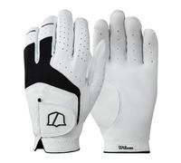 Wilson Conform Guante para Hombre, Agarre Óptimo y Movimiento Mejorado, Hecho para Durar, Color: Blanco/Negro, Talla: L (Mano Derecha)