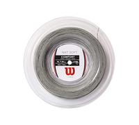 Wilson Cordage de Tennis NXT Soft 16, Pour Raquettes de Tennis, Diamètre : 1,30 mm, 200 m, Argenté, WR830520316