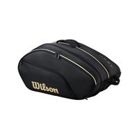 Wilson Defy V1 Padel Bag Black/Gold Bolsa de raquetas de tenis