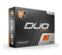 Wilson Duo OPTIX Orange 12- Golf Ball