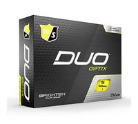 Wilson Duo OPTIX Yellow 12-Ball - Dozen