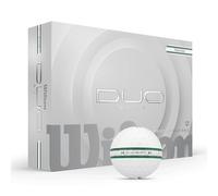 Wilson Duo Soft TRK360 Bolas de Golf, Verde/Plateado
