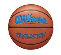 Wilson Evolution 295 Indoor Game Ball WTB0595XB0704, Unisex basketballs, Orange, 7 EU