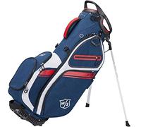 Wilson Exo Carry, Bolsa De Golf Men's, Azul/blanco/rojo, Talla Única