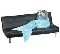 Wilson Gabor Manta de Sirena para Niños, 140 x 60 cm, Azul Claro, 100% Poliéster